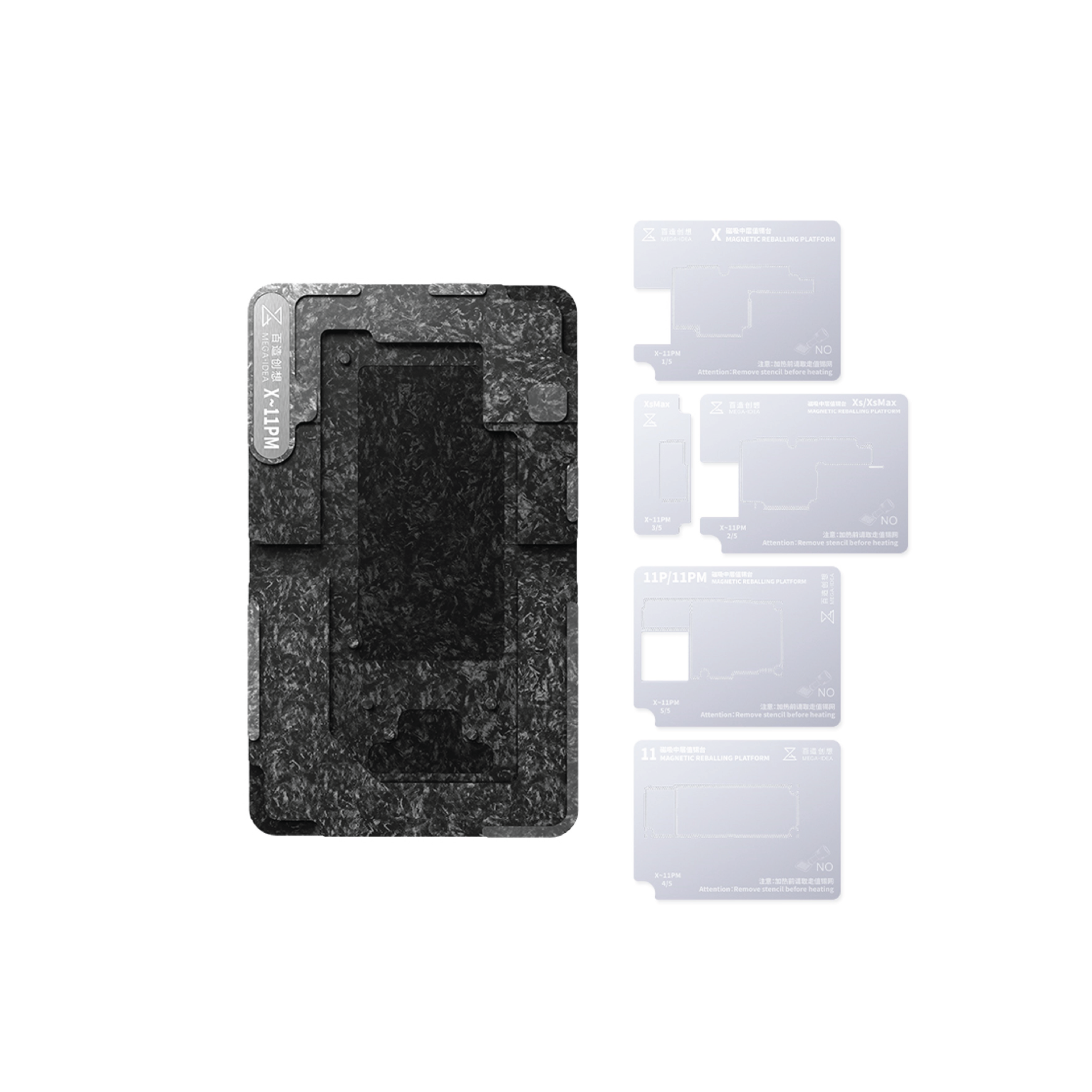 Mega-idea|Multi-functional Reballing Platform|X-11 series-Need to be used with base